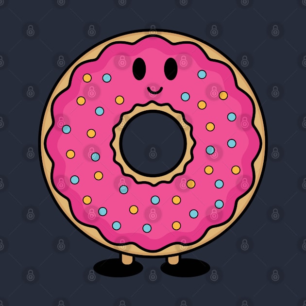 Adorable Donut by Shapes and Colors