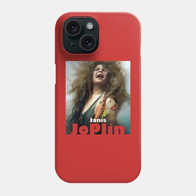 Janis Joplin Phone Case by IconsPopArt