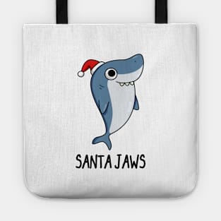 Santa Jaws Christmas Tote