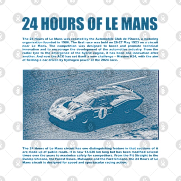 24 hours of le mans by Genetics art