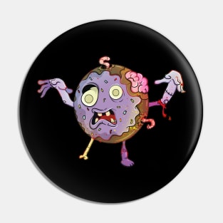 Cute Zombie Donut Pin