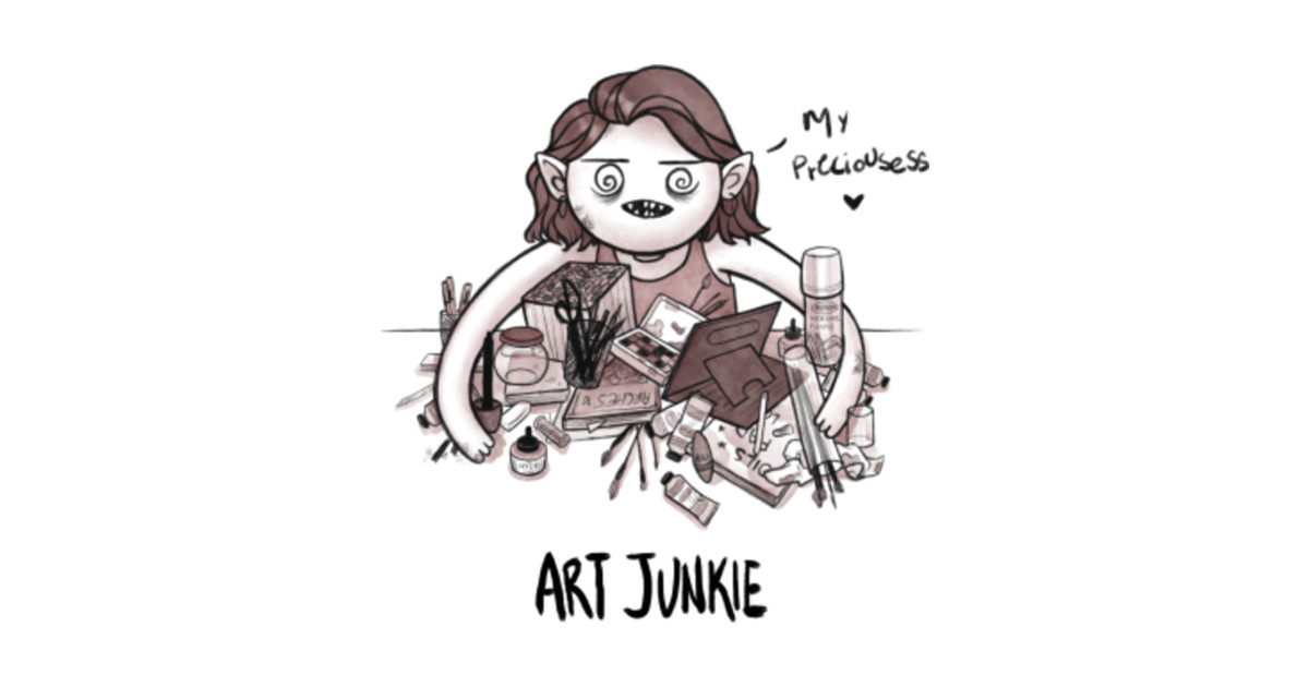 Art Junkie Artist TShirt TeePublic