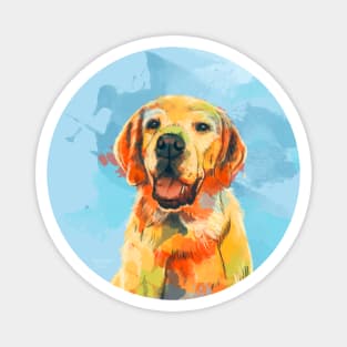 Man's Best Friend, Labrador Illustration Magnet