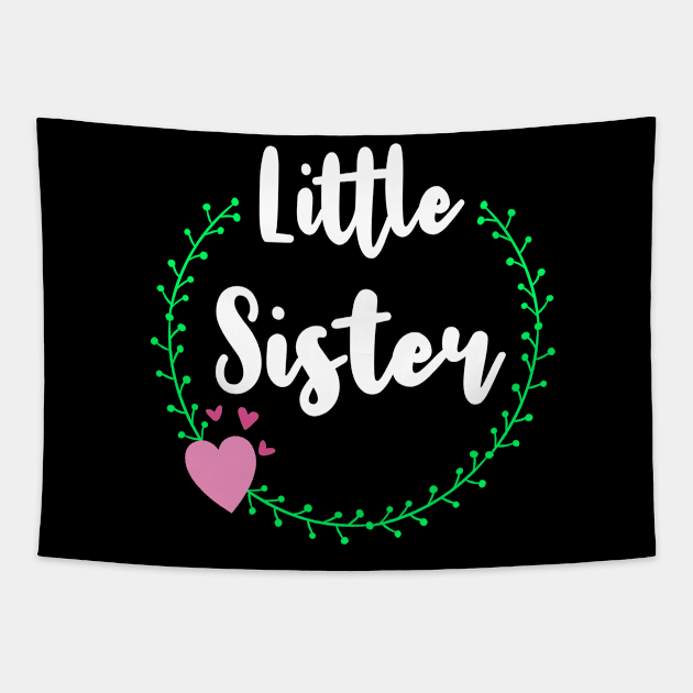 Cute Little Sister Tapestry by Lulaggio