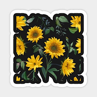 Sunflowers in Summer Magnet