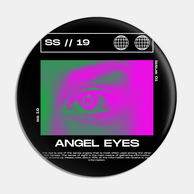 Streetwear Angel Eyes Pin by Angga distro