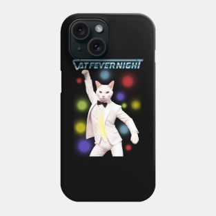 Fiebre de Gato por la Noche Phone Case