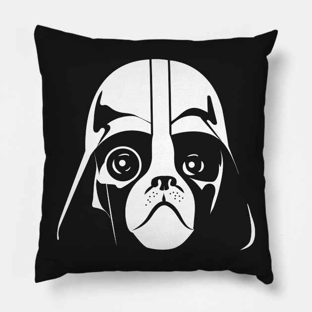 Dark Boston Pillow by MadMollyArt