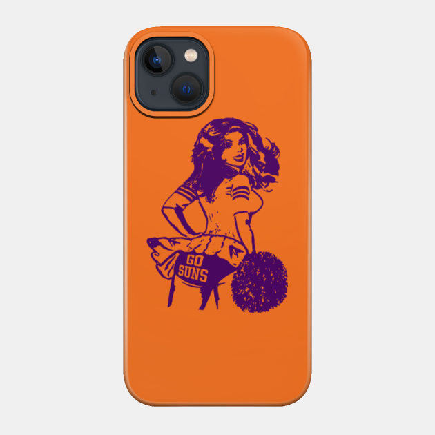 Retro Suns Basketball Cheerleader - Phoenix Suns - Phone Case