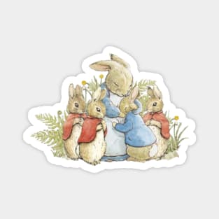 Bunny Family Magnet