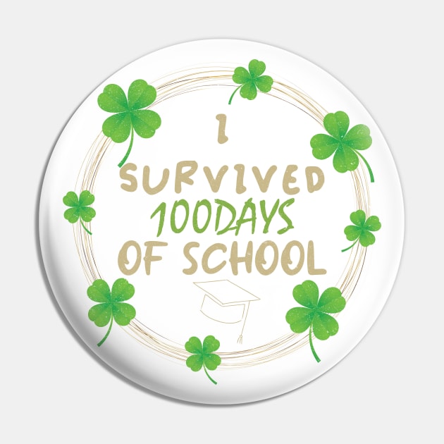 I Survived 100 Days Of School, Celebrate 100 Days Pin by Designer Ael