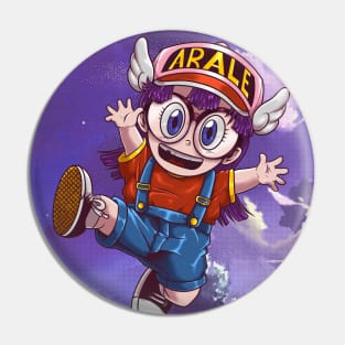 Happy Arale Jump Pin