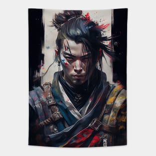 Gothic Samurai - Oil Paint Tapestry