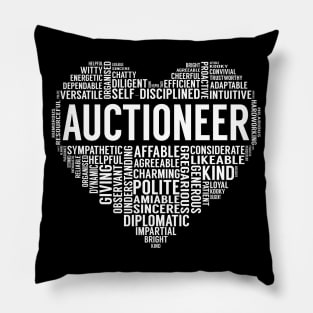 Auctioneer Heart Pillow