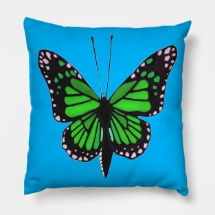 Butterfly 02o, transparent background Pillow