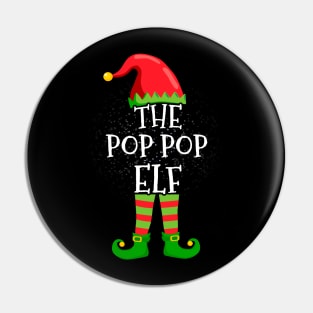 Pop Pop Elf Family Matching Christmas Group Funny Gift Pin