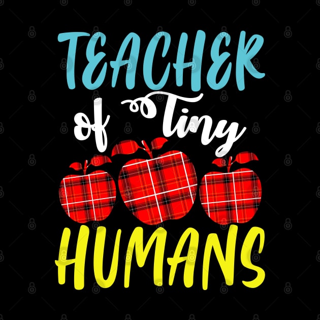 Teacher of Tiny Humans Funny Kindergarten Teacher Appreciation Gift by BadDesignCo