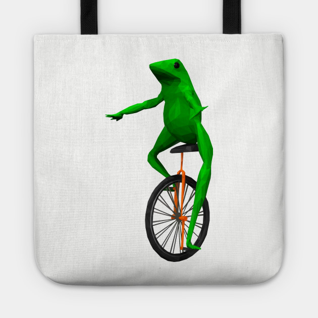 Dat Boi: frog on unicycle