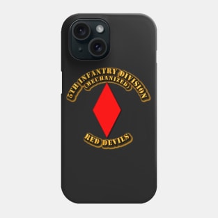 5th Infantry Division - Red Devils Phone Case