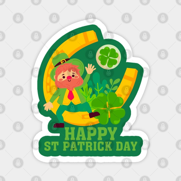 Happy st patrick day Magnet by malkoala