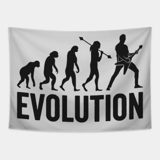 Rock and Roll Evolution: From Primates to Rock Gods Tapestry