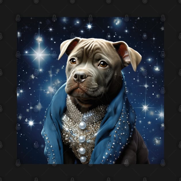 Jewelled Staffy by Enchanted Reverie