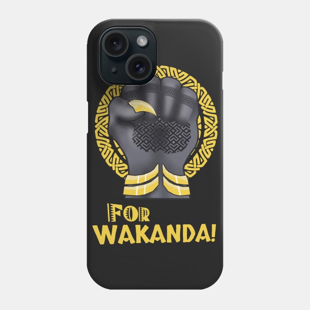 For Wakanda! Phone Case by maxheron