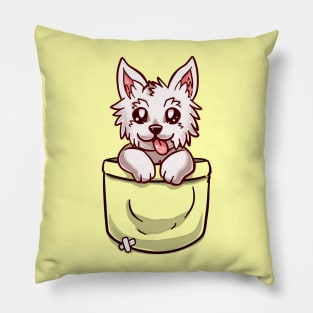 Pocket West Highland Terrier Pillow