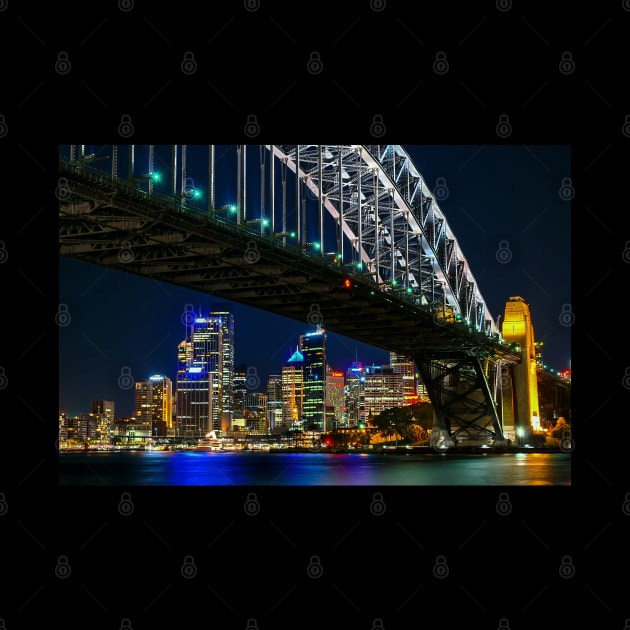Sydney Harbour at Night, NSW, Australia by Upbeat Traveler