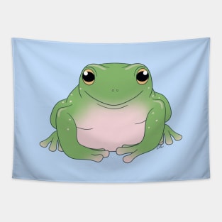 Whites Tree Frog or Australian Green Tree Frog, Green Coloration Tapestry
