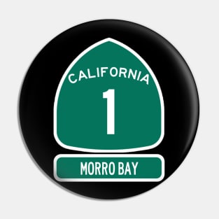 MORRO BAY PACIFIC COAST Highway 1 California Sign Pin