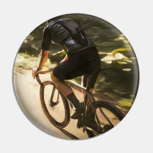 Cyclist Active Geek Designer Dune Stika Artistic Anime Style Pin