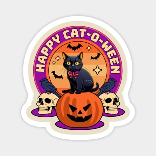 Happy Cat-O-Ween Magnet