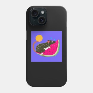 Summertime Rat on a Watermelon Slice! Phone Case