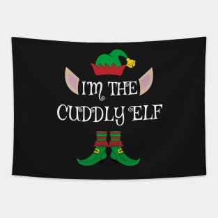 I'm The Cuddly Christmas XMas Elf Tapestry