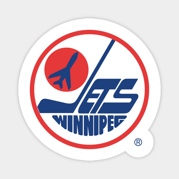 Winnipeg Throwback Magnet by fullgrownham