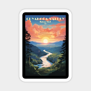 Cuyahoga Valley National Park Travel Poster Magnet