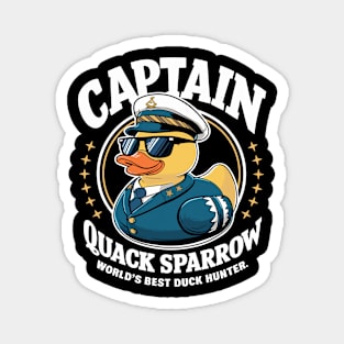 Captain Quack Sparrow Cruise Ship Duck Hunter Magnet