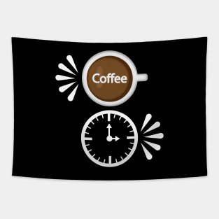 Coffee time - Coffee quote Tapestry