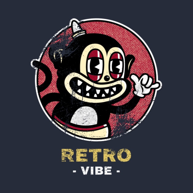 Retro vibe monkey by Sloop