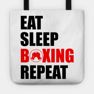 Eat sleep boxing repeat Tote