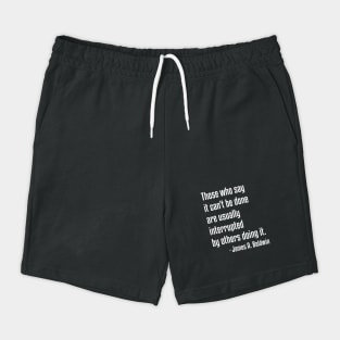 Doing It Quote | James Baldwin | African American | Black Lives Shorts