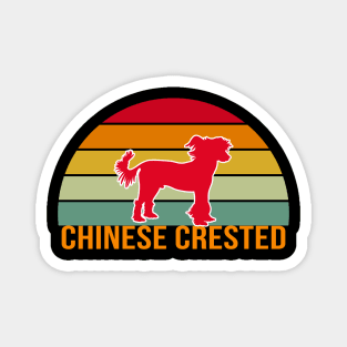 Chinese Crested Vintage Silhouette Magnet
