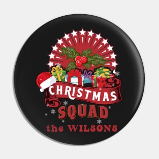 Christmas Family Squad the Wilsons Pin