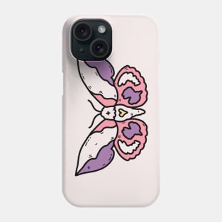 sapphic moth Phone Case