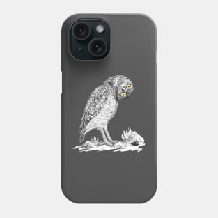 Burrowing Owl - A Matter of Perspective - by Nadya Neklioudova Phone Case