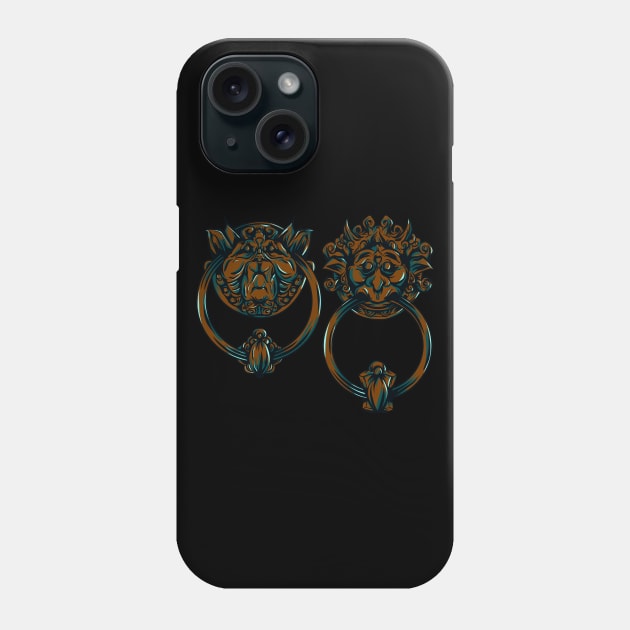 Labyrinth door knockers Phone Case by wet_chicken_lip