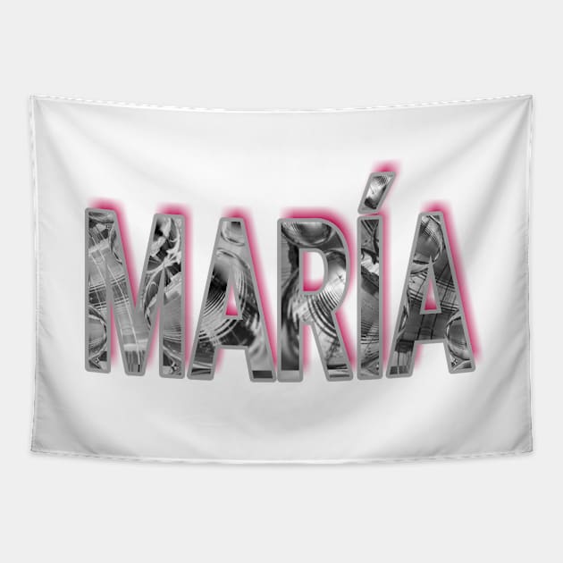 Name MARÍA Tapestry by Begoll Art