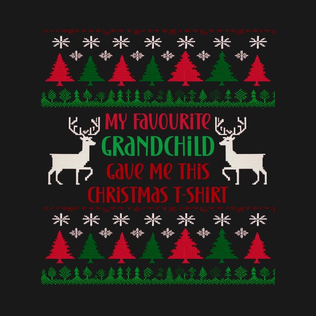 My favourite grandchild gave me this christmas tshirt by Edgi