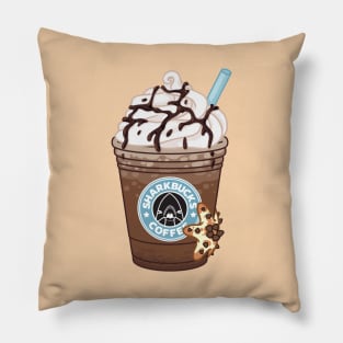 Sharkbucks Frappucino // Chocolate Chip Starfish Pillow